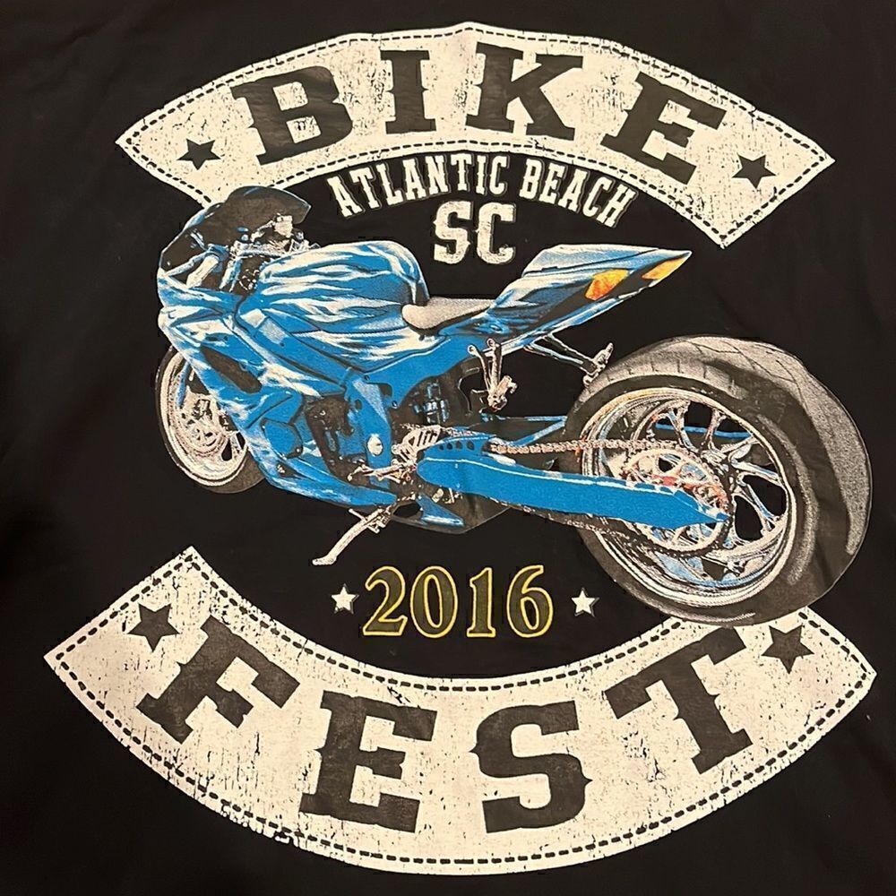 2016 Atlantic Beach Bike Fest t-shirt, size XL - Picture 2 of 4